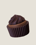 3D printed chocolate cupcake clicker keychain
