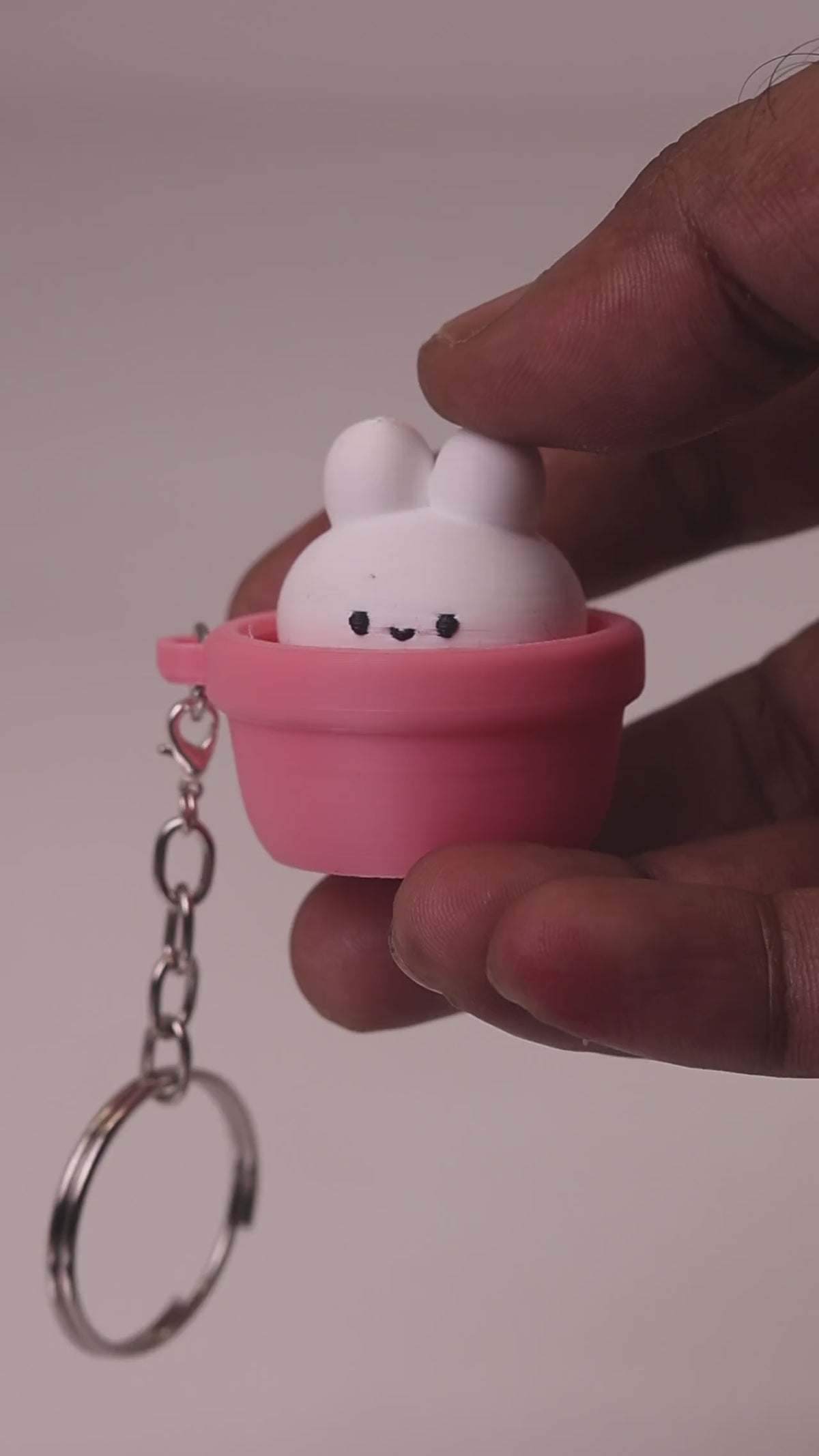 Bunny Clicker Keychain — video