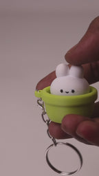 Bunny Clicker Keychain — video